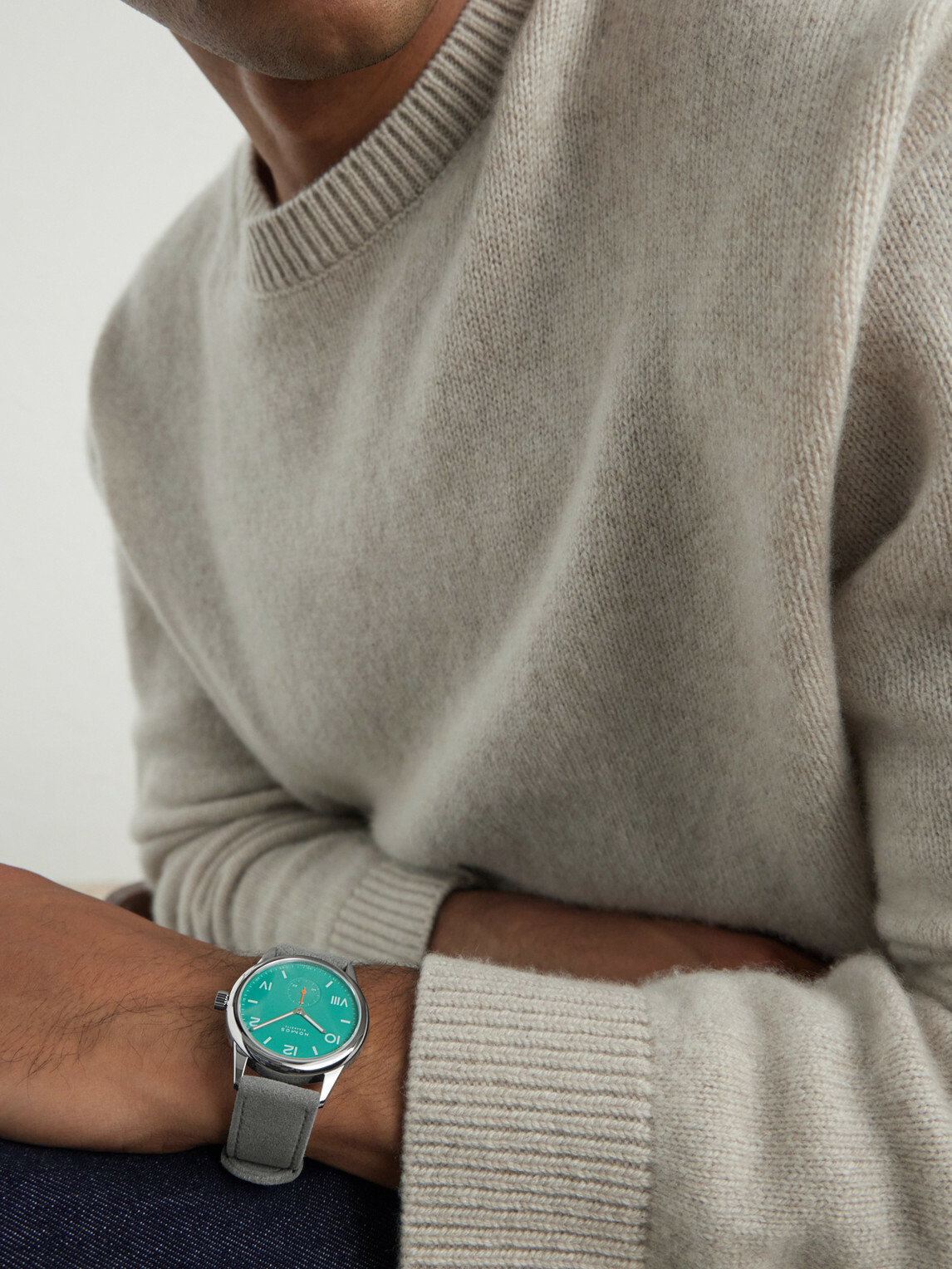 NOMOS Glashütte - Club Campus 38.5 Hand-Wound Stainless Steel and Alcantara® Watch, Ref. No. 726.GB