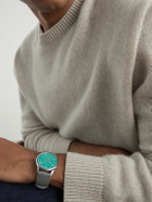 NOMOS Glashütte - Club Campus 38.5 Hand-Wound Stainless Steel and Alcantara® Watch, Ref. No. 726.GB