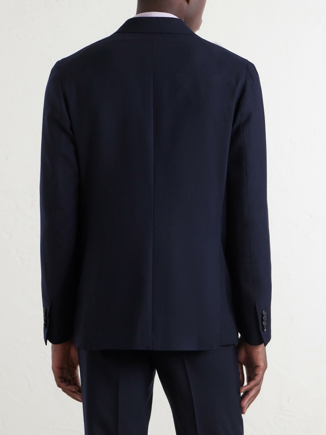 De Petrillo - Virgin Wool Suit Jacket - Blue