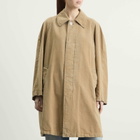 MM6 Maison Margiela Women's Coated Long Coat in Sand