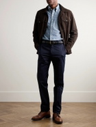 Kingsman - Button-Down Collar Cotton-Chambray Shirt - Blue