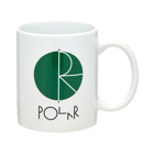 Polar Skate Co. Men's Fill Logo Mug in White/Green