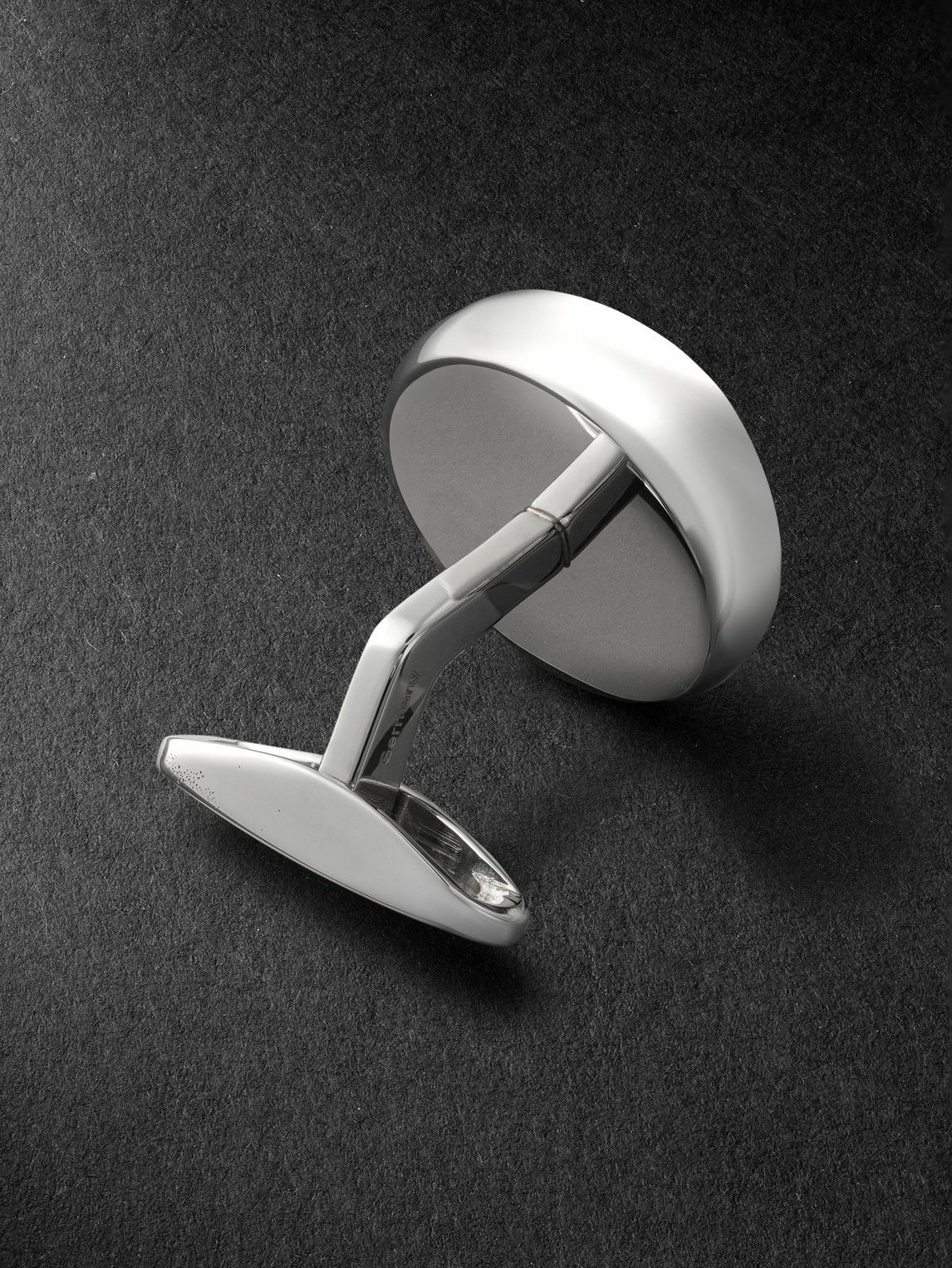 Chopard Shift Knob Engraved Stainless Steel Cufflinks Chopard