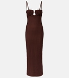 Montce Petal crochet maxi dress