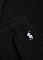Polo Ralph Lauren Logo-embroidered Cotton-blend Sweatpants Black