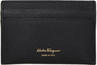 Ferragamo Black Gancini Card Holder