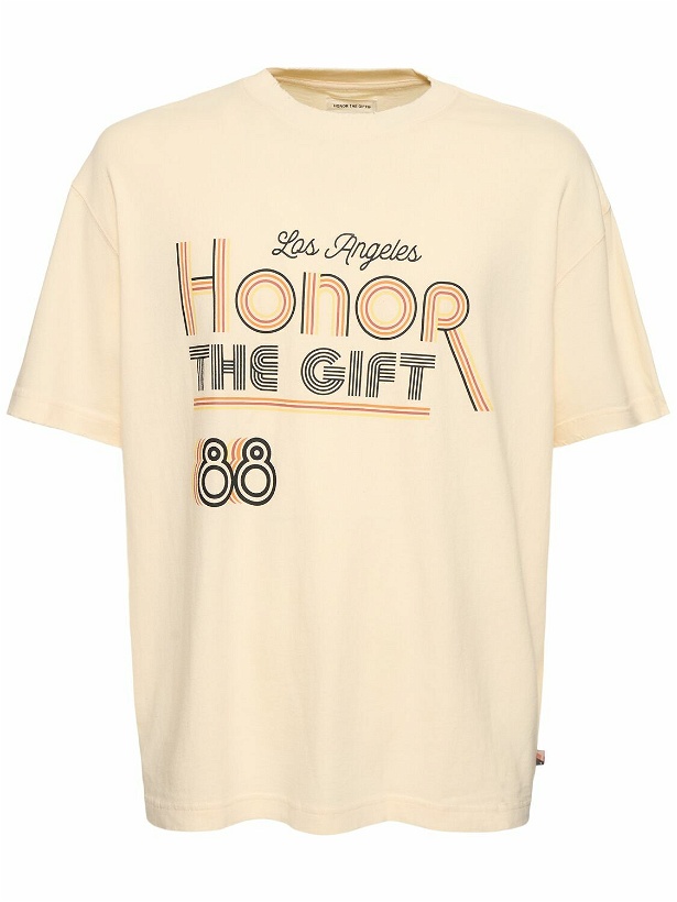 Photo: HONOR THE GIFT A-spring Retro Honor Cotton T-shirt