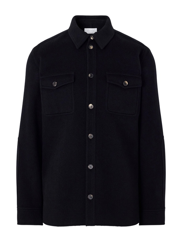 Photo: Gabriela Hearst - Lucas Cashmere Overshirt - Black