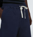 Jil Sander - Cotton wide-leg bermuda shorts