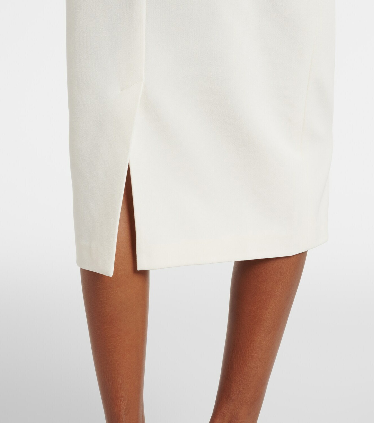 Safiyaa Hokuku crêpe pencil skirt