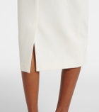 Safiyaa Hokuku crêpe pencil skirt
