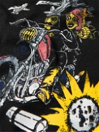 PARADISE - Saint Lemmy Printed Cotton-Jersey T-Shirt - Black