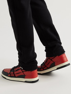 AMIRI - Skel-Top Colour-Block Leather High-Top Sneakers - Red