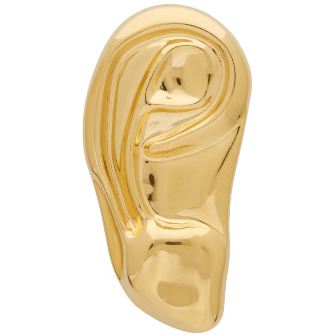 Photo: Gucci Gold Right Ear Single Clip-On Earring