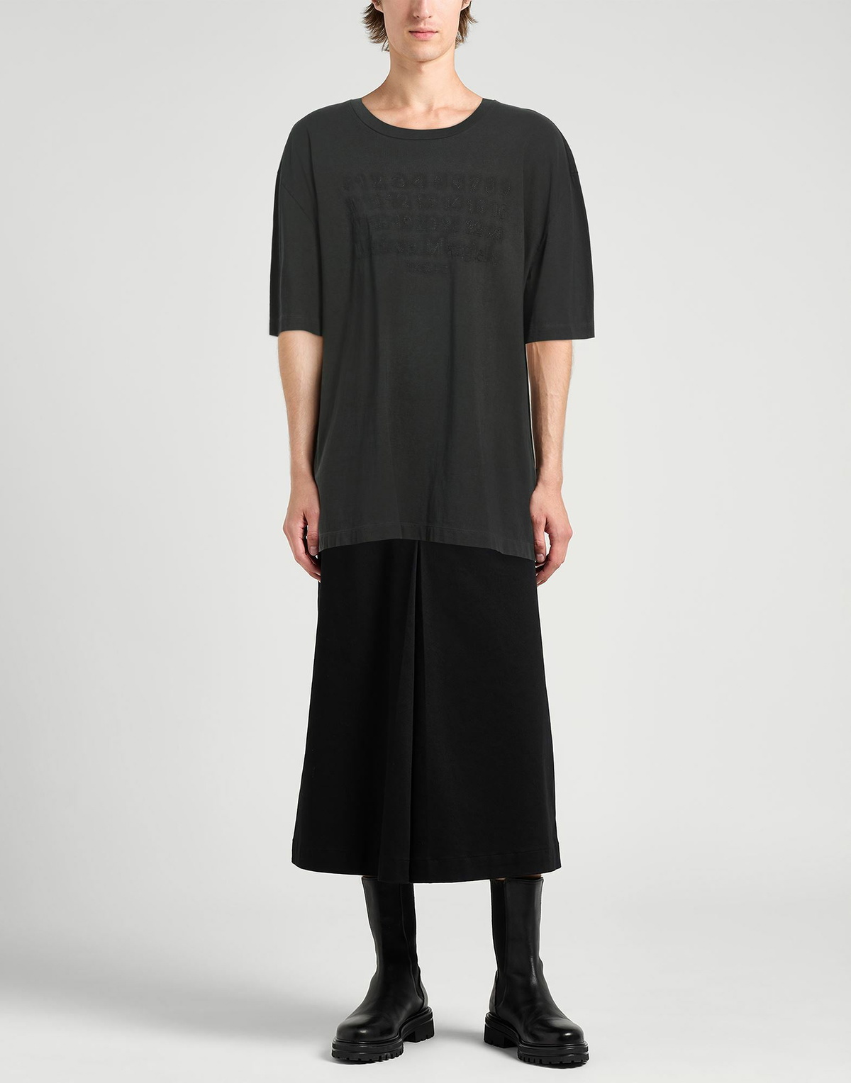 Maison Margiela Mens T-shirt Charcoal