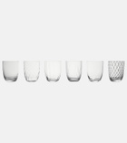 NasonMoretti - Idra set of 6 water glasses