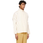 Homme Plisse Issey Miyake Off-White Edge Light Jacket