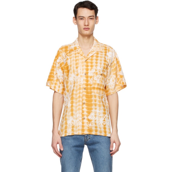Photo: Andersson Bell Yellow and White Tie-Dyed Embroidery Shirt