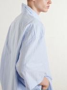 Acne Studios - Soffia Striped Cotton-Poplin Shirt - Blue