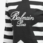 Balmain Women's Long Sleeve Signature Mariniere Jersey Top in Multi