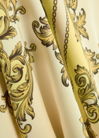 Alice + Olivia Davina Asymmetric Satin Midi Skirt Yellow