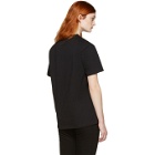 Palm Angels Black Glitter Logo T-Shirt