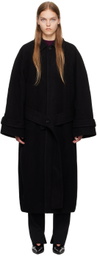 Birrot Black Boiled Coat