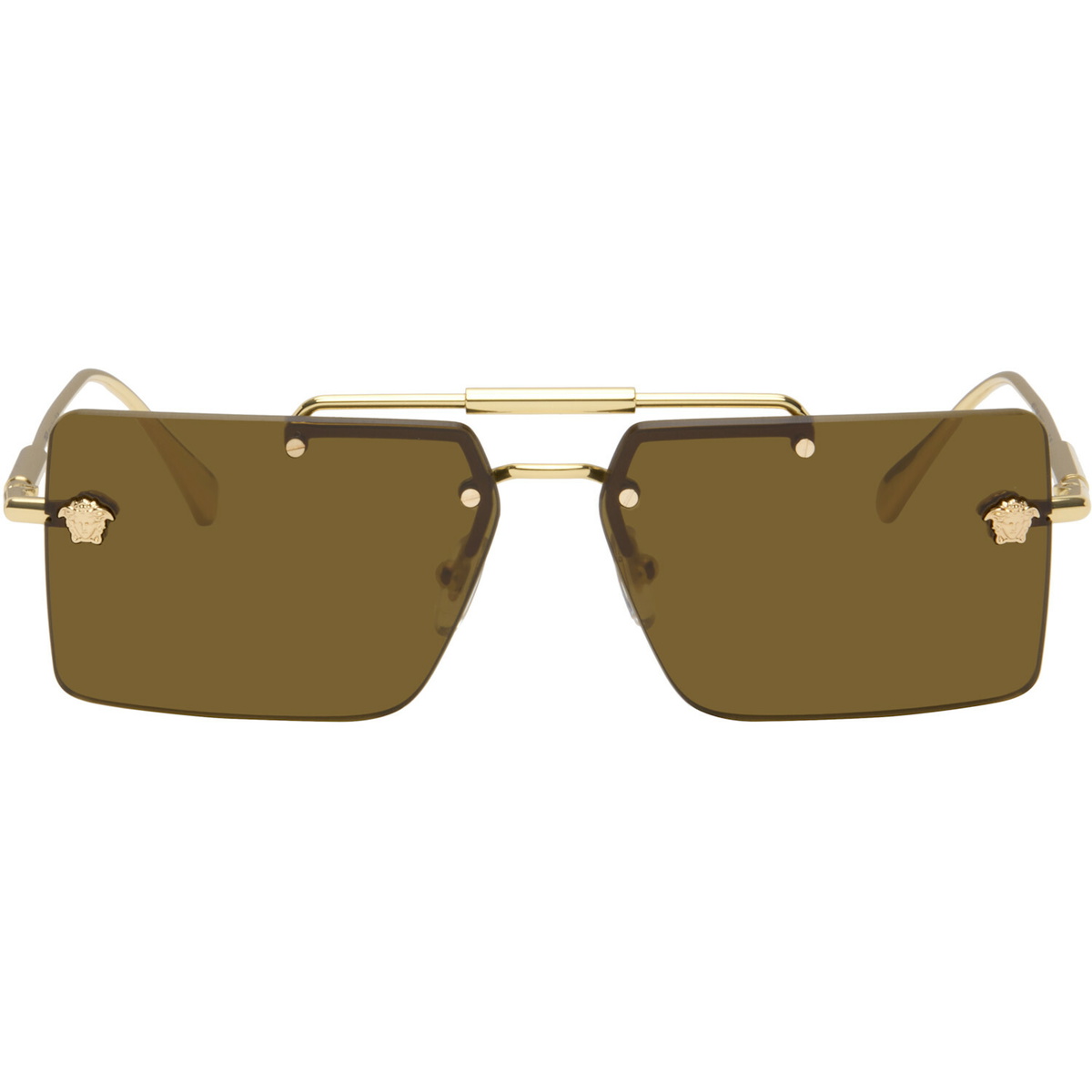 Versace Gold Medusa Sunglasses