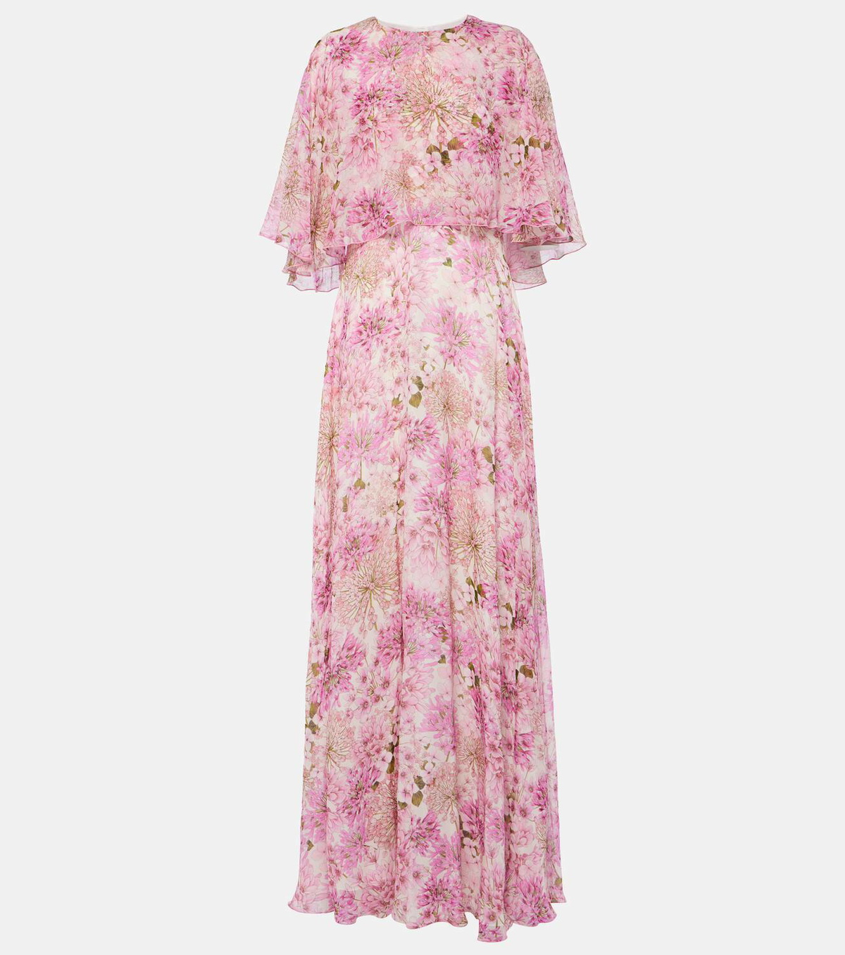Giambattista Valli Printed silk georgette maxi dress