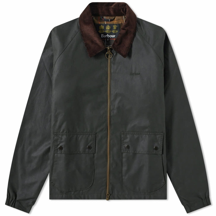 Photo: Barbour Men's Dom Wax Jacket in Sage