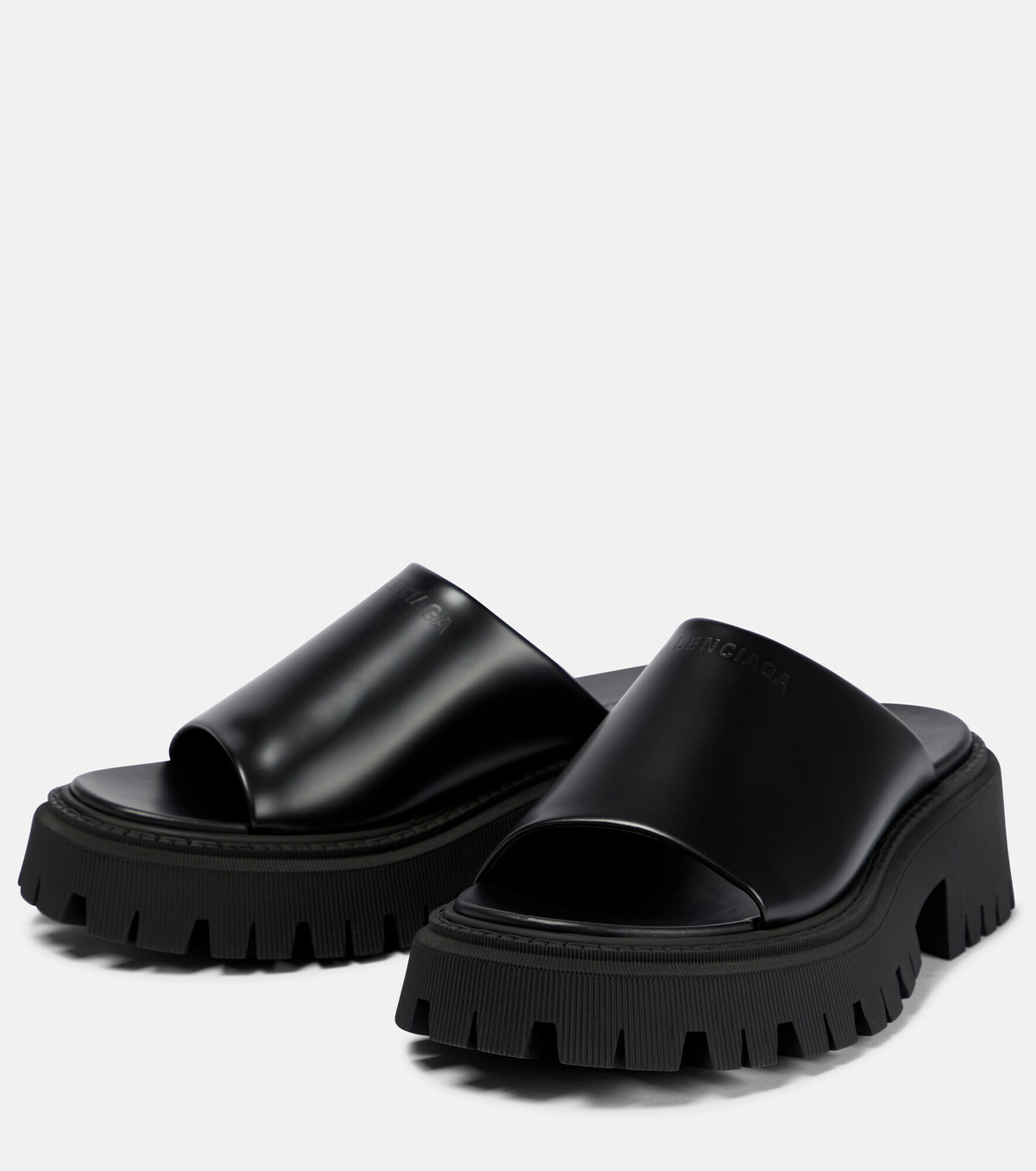 Balenciaga - Tractor leather sandals Balenciaga