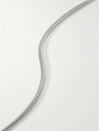 Tom Wood - Snake Rhodium-Plated Silver Necklace