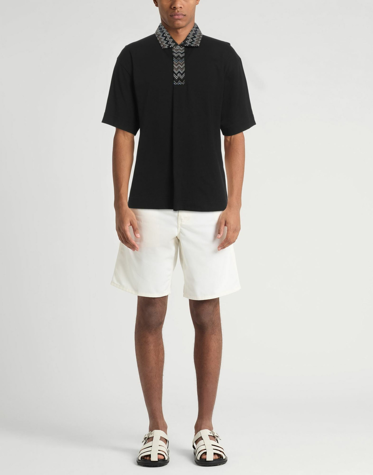 Missoni Mens Polo shirt in Black