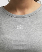 Gestuz GZdrew mel logo crop top Grey Womens Tops & Tank