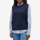 A.P.C. Women's Margot Knitted Vest in Navy