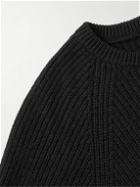 Saman Amel - Ribbed Cashmere Sweater - Black