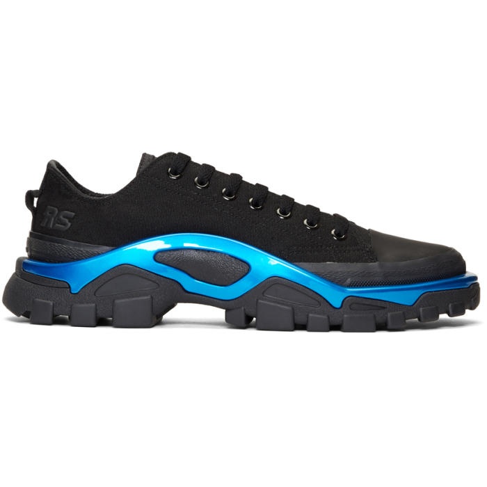 Photo: Raf Simons Black and Blue adidas Originals Edition New Runner Sneakers