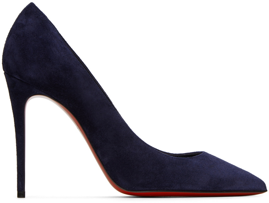 Christian Louboutin Navy Kate 100 Heels