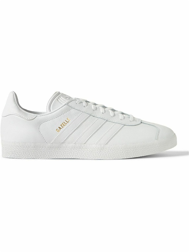 Photo: adidas Originals - Gazelle Leather Sneakers - White