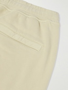 Stone Island - Straight-Leg Logo-Appliquéd Cotton-Jersey Drawstring Shorts - Neutrals