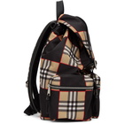 Burberry Black and Beige Archie Backpack