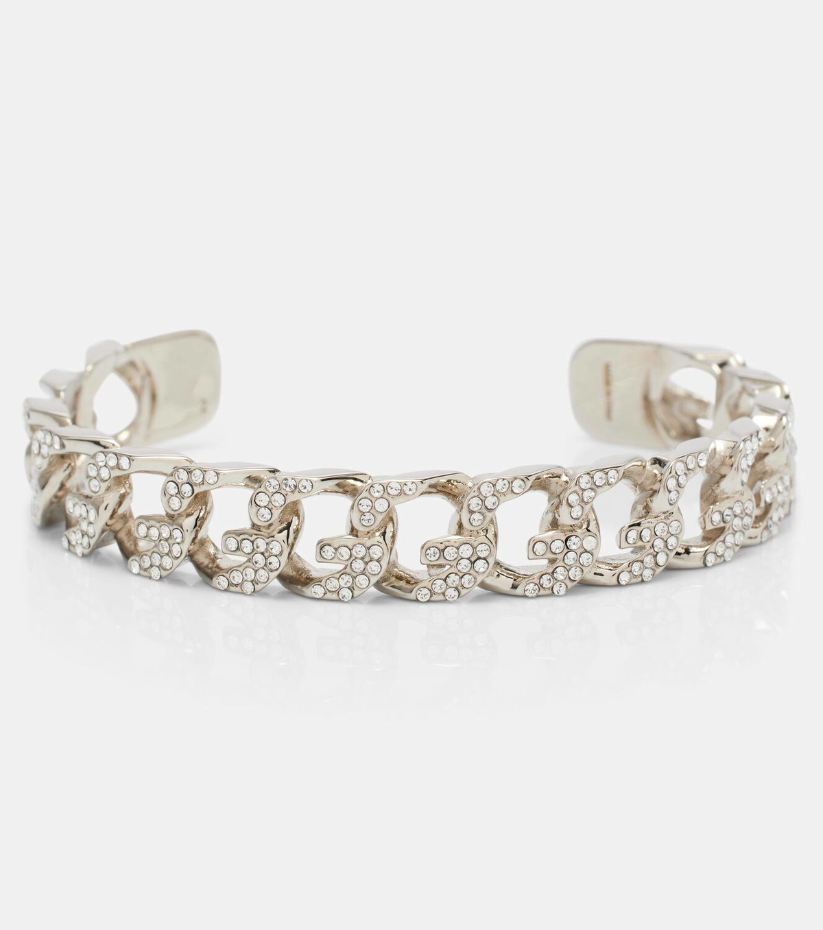Givenchy G crystal-embellished chain bracelet