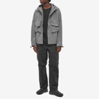 Uniform Bridge Men's Two Pocket Parka Jacket in Grey
