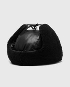 Rough. PADDED LEATHER SHAPKA Black Mens Beany