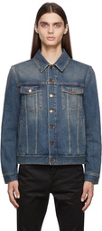 Saint Laurent Blue Denim Classic Vintage Jacket