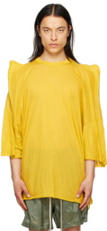 Rick Owens Yellow Tommy Strobe T-Shirt