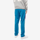 Palm Angels Men's Colourblock Track Pant in Blue/Off White