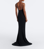 Stella McCartney Embellished crêpe gown