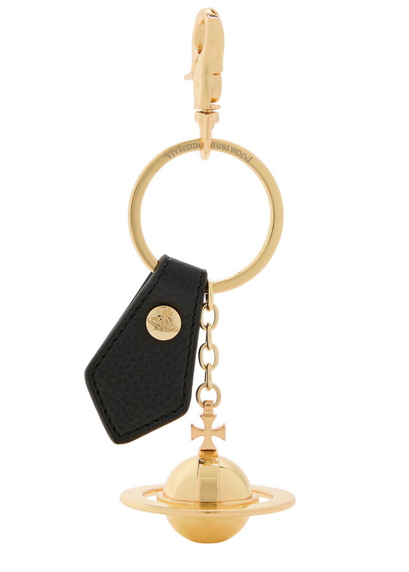 Photo: Vivienne Westwood 3D Orb Keyring - Black - One Size