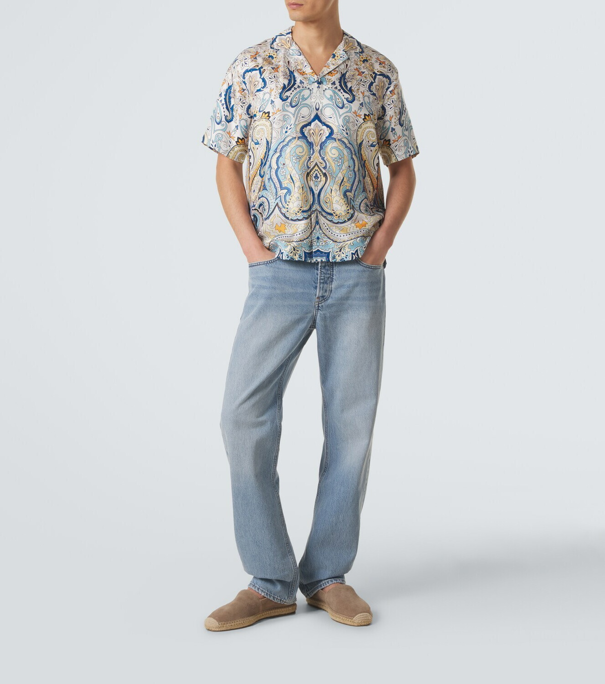 Orlebar Brown Maitan paisley silk shirt